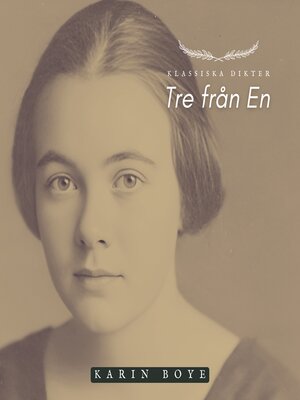 cover image of Tre från En--Karin Boye